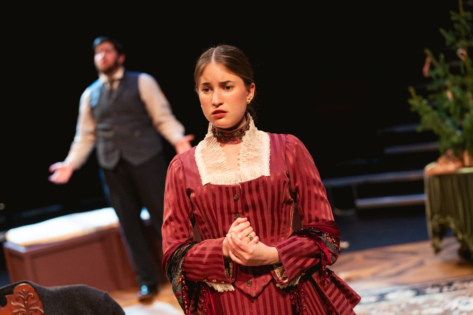 Andi Davey as Nora in A Doll's House at Luther College