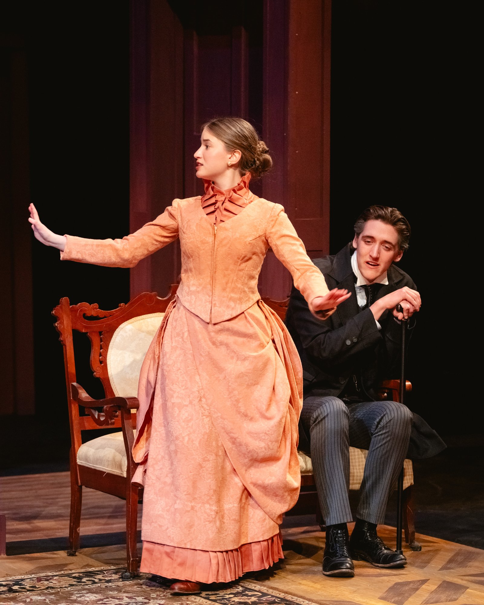 Andi Davey as Nora in A Doll's House at Luther College